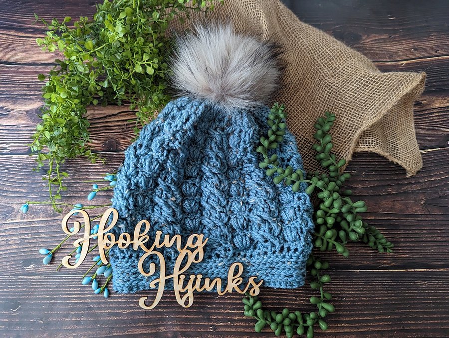 Hearts & Cables Beanie - Huron product image (1)