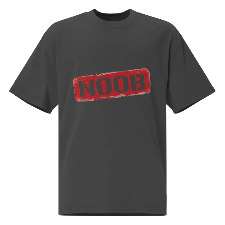 Oversized NooB T-shirt product image (1)