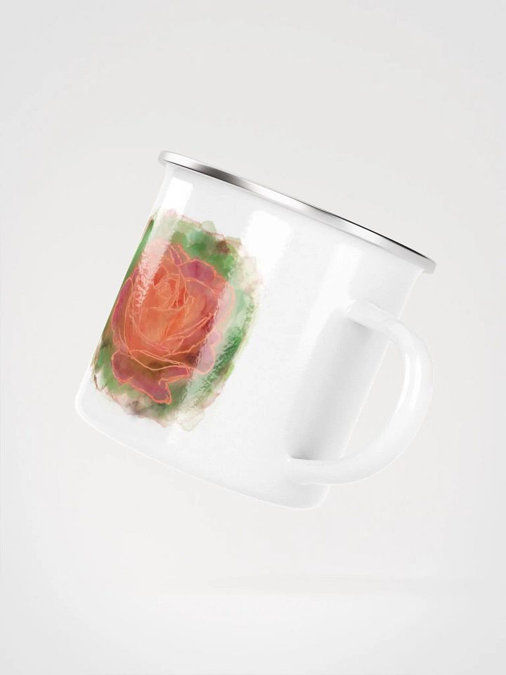 Rose Watercolour (enamel mug.) product image (2)