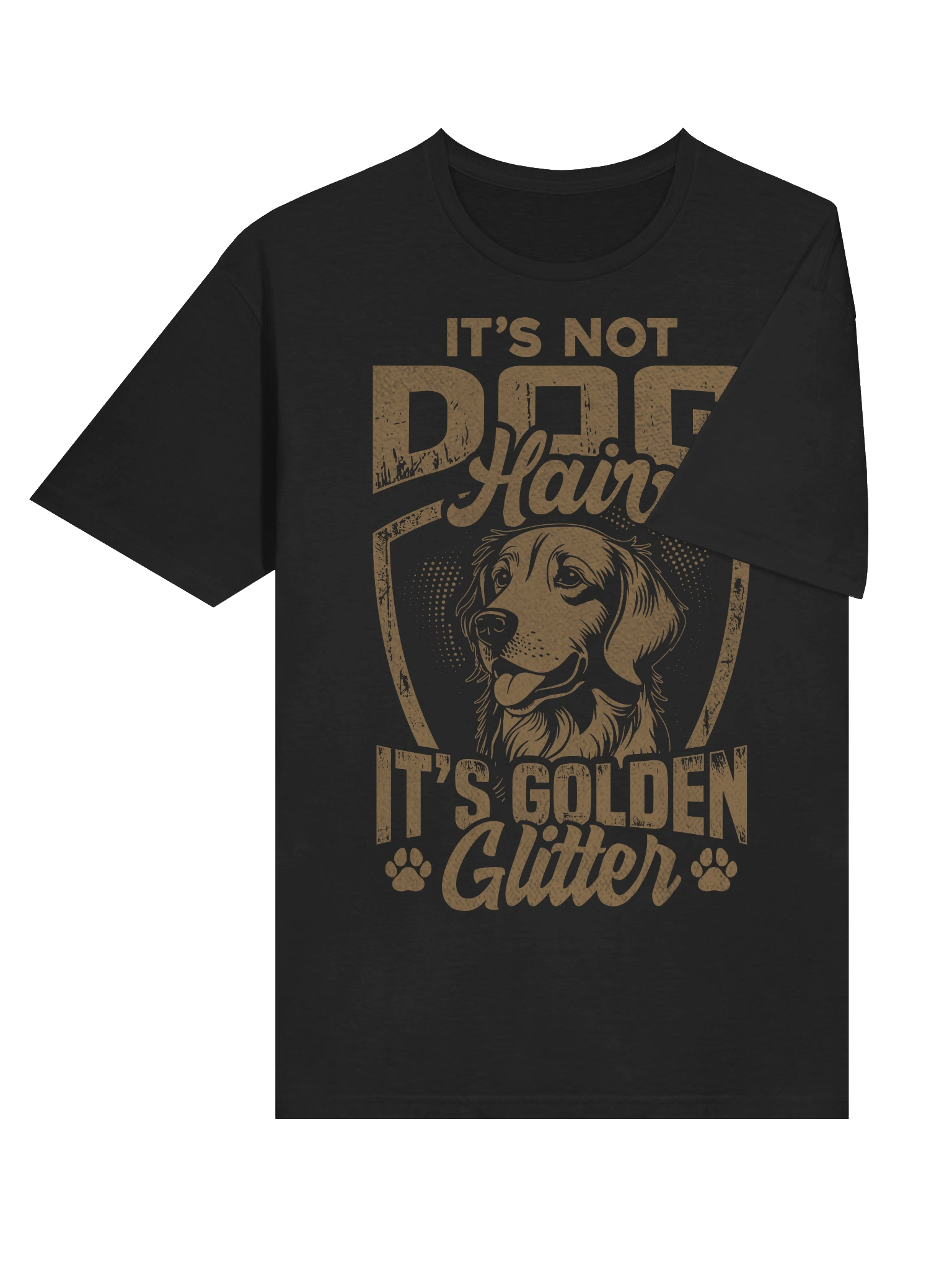 Golden Glitter Dog T-Shirt product image (26)