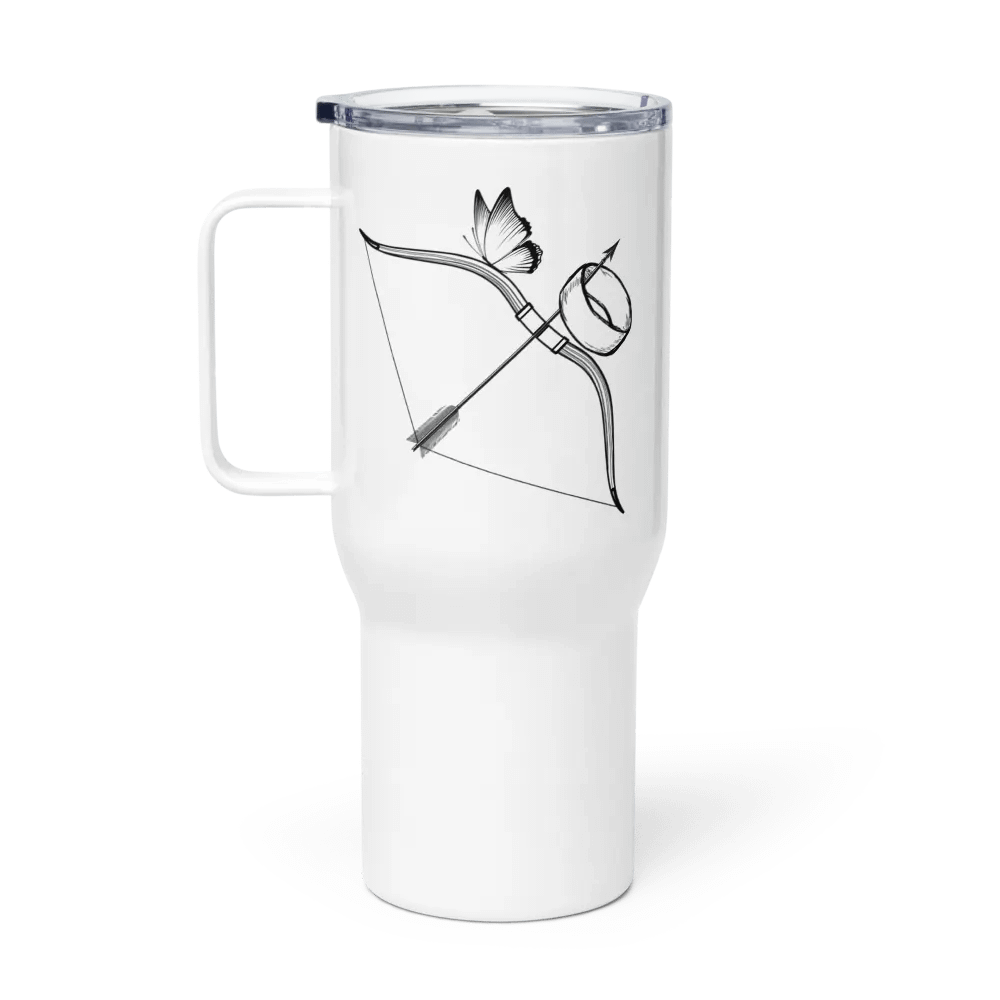 Bow, Arrow, Cuff & Butterfly Travel Mug product image (1)