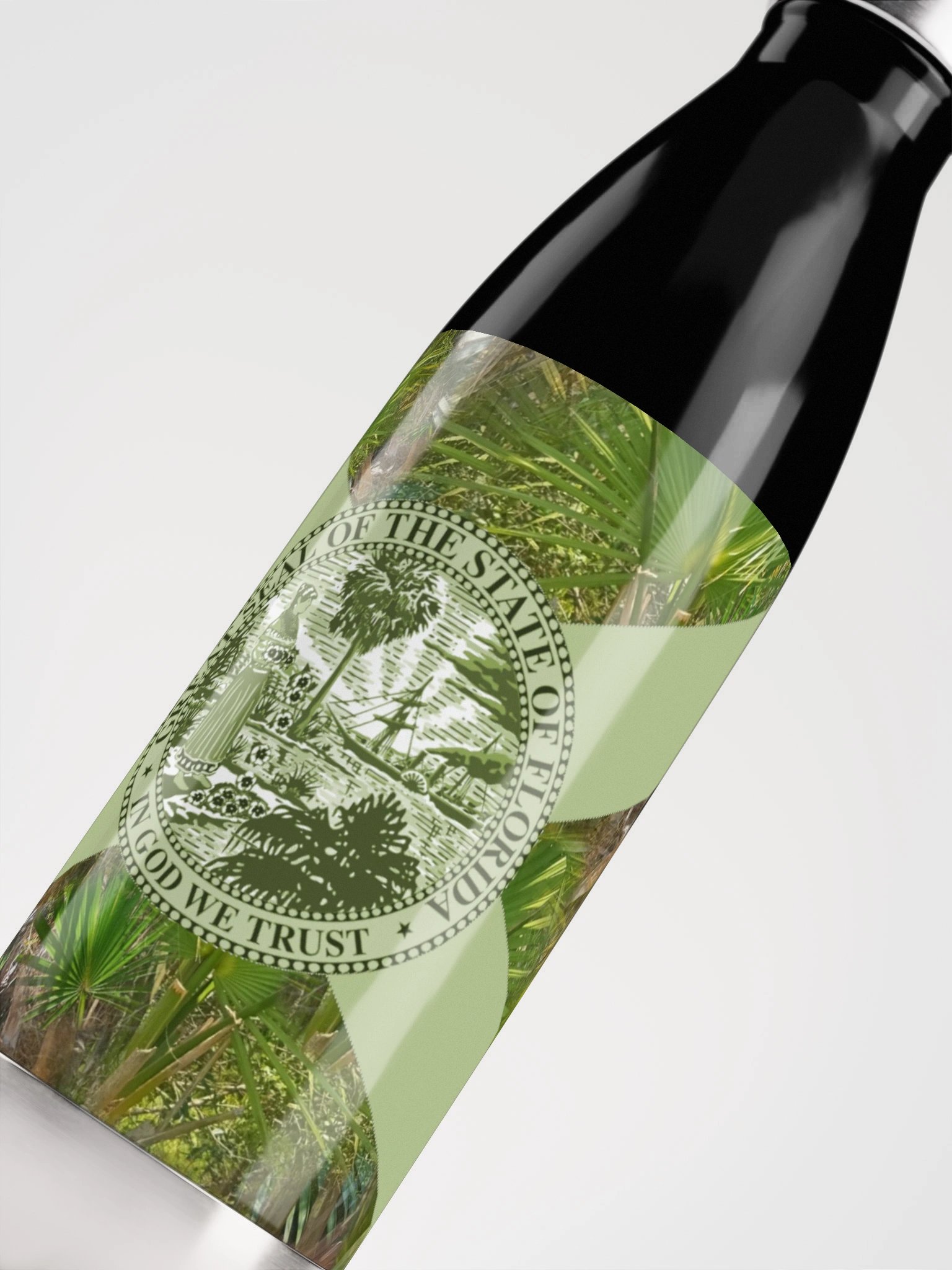 St Marks Camo Florida Flag Metal Water Bottle product image (5)