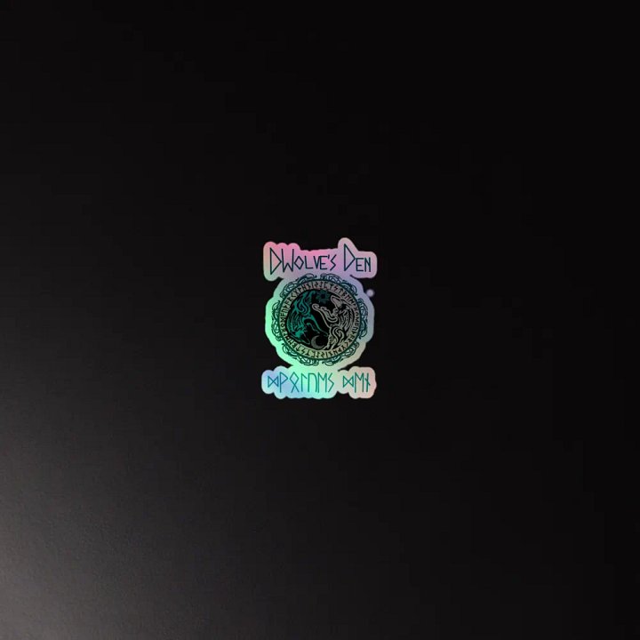 Wolves Den & Dragon Yin-Yang Holographic Sticker Sheet product image (4)