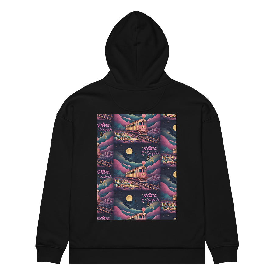 Metros y Murciélagos Unisex Organic Relaxed Hoodie product image (5)
