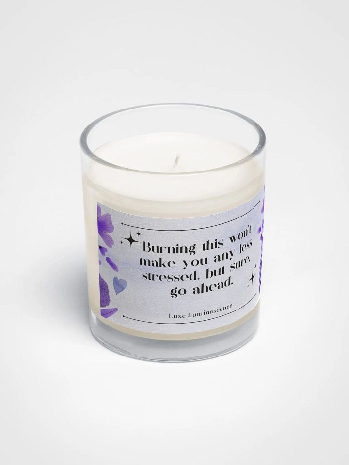 Stress Soothe Funny Quote Candles product image (2)