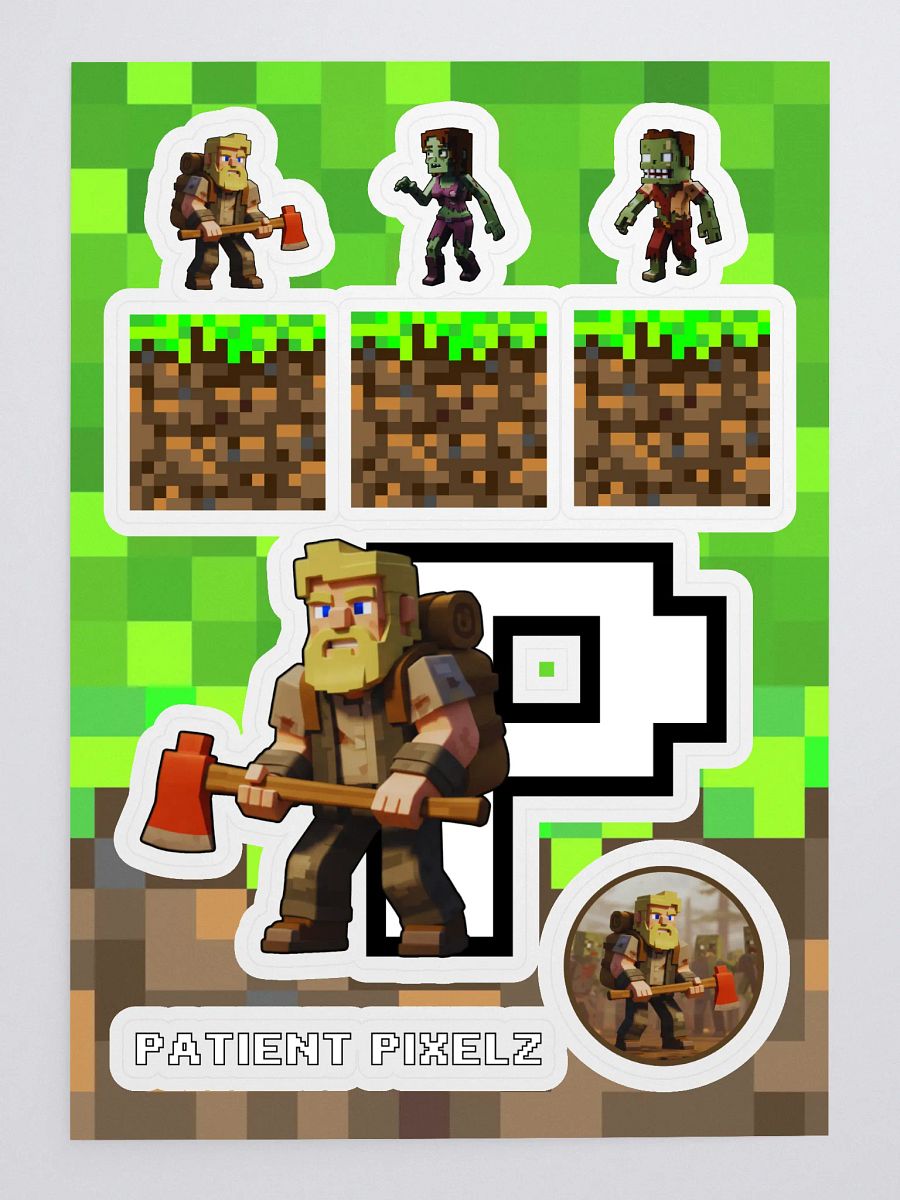 Patient PixelZ Sticker Sheet Set (PixelZ My Craft) product image (3)