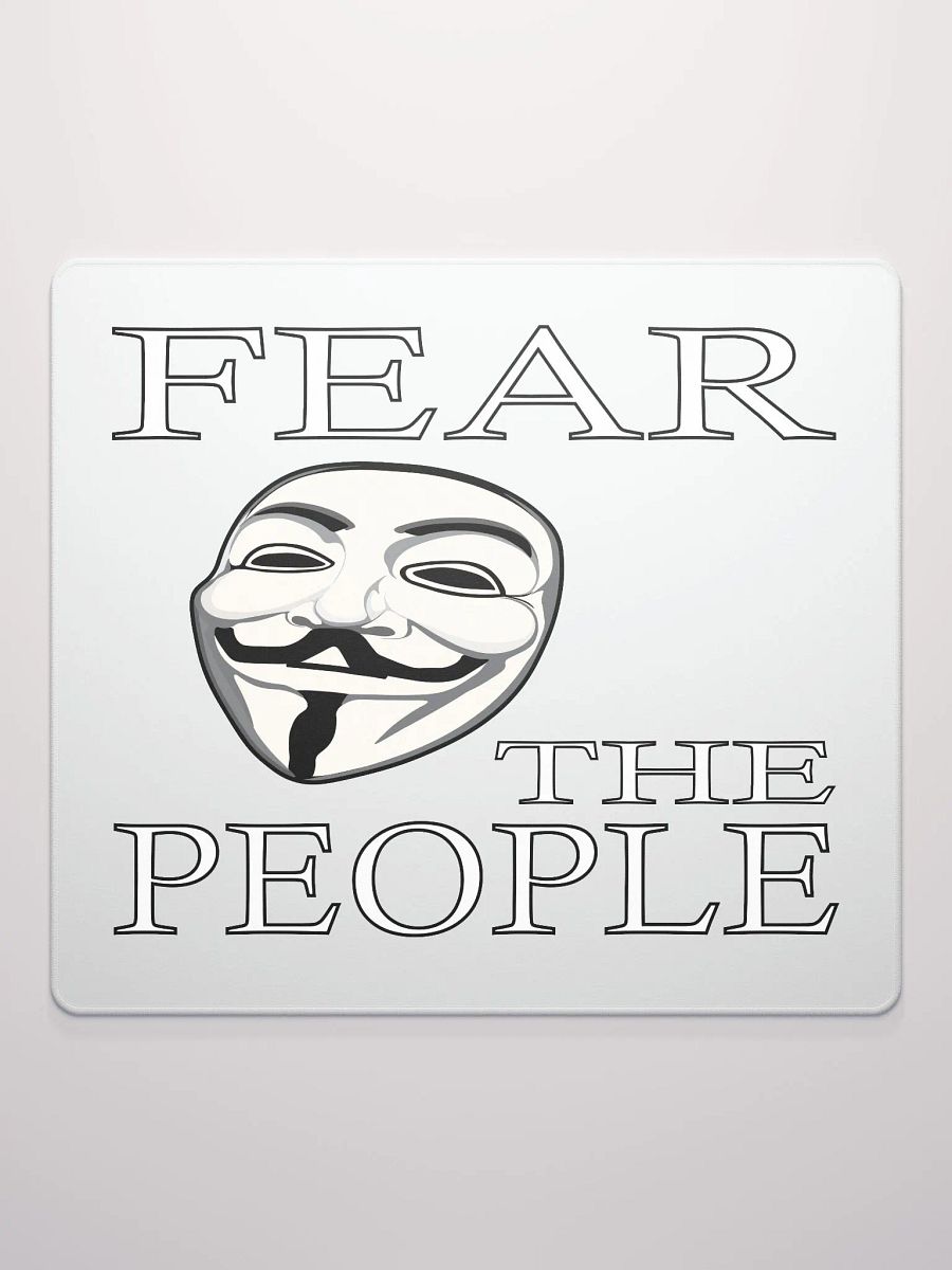 Fear The People - Gaming Mouse Pad product image (2)