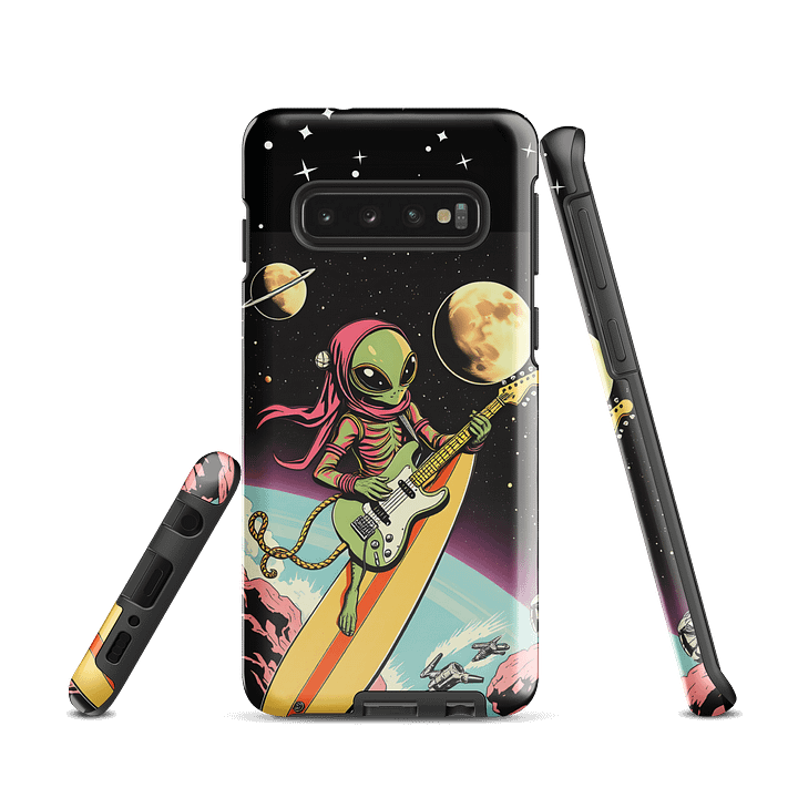 Space Surfer Alien Tough Case product image (1)