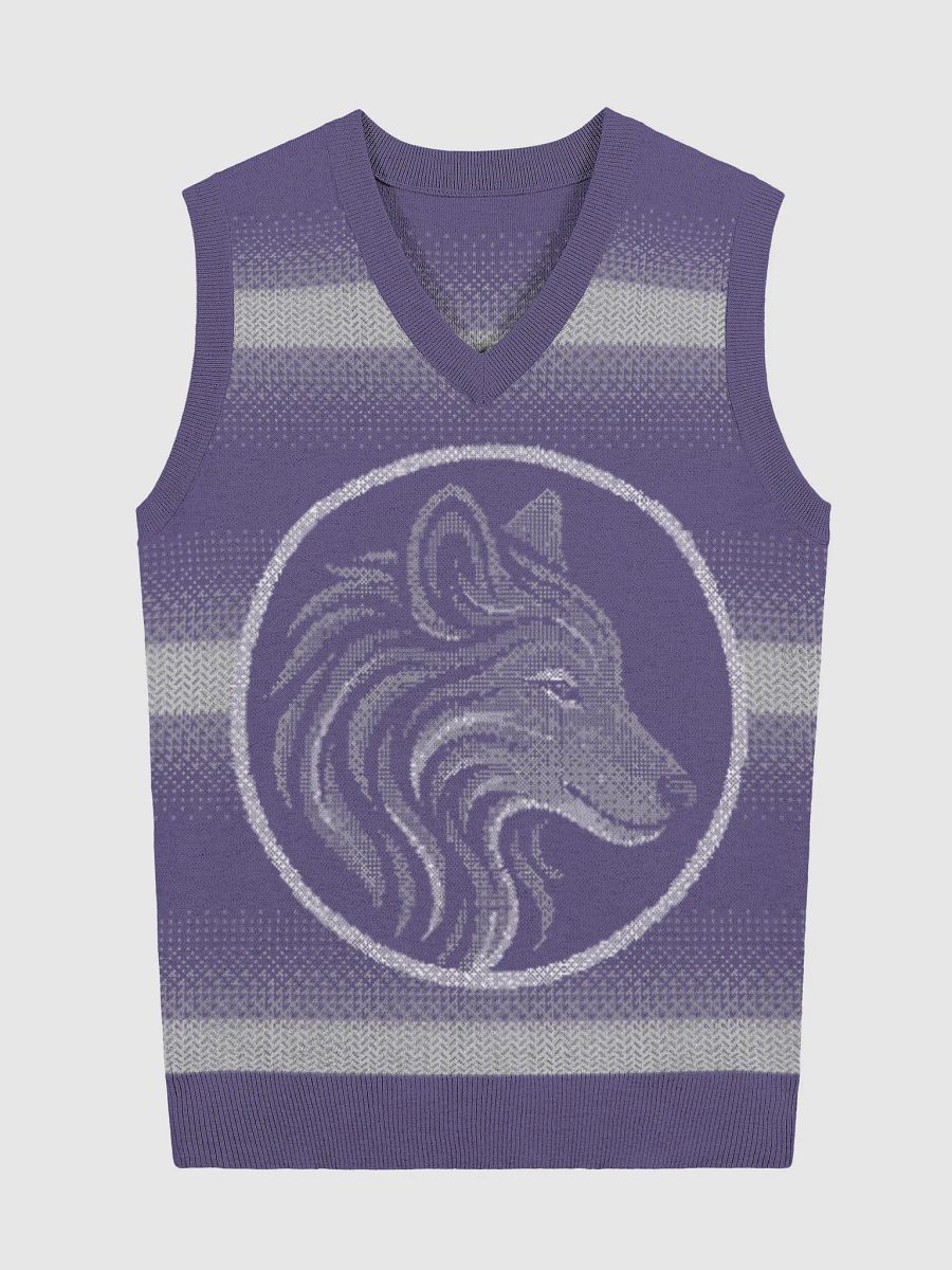 AurorasLights Jacquard V-Neck Vest product image (4)