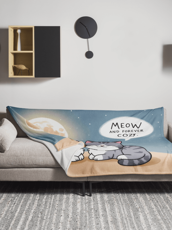 Meow & Forever Cozy Throw Blanket product image (9)