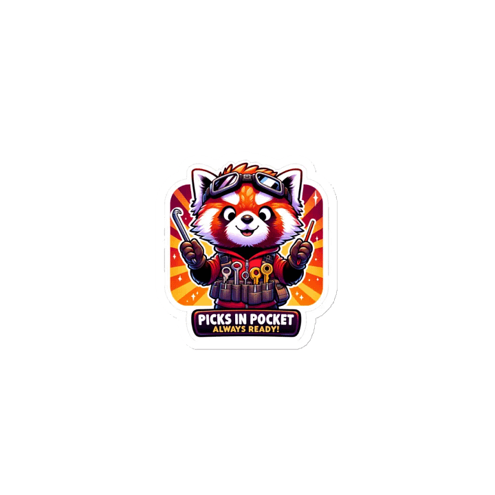 Cipher Panda Die Cut Magnet product image (1)