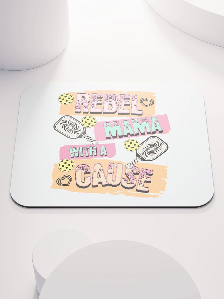 Rebel Mama With A Cause Pickleball Mouse Pad product image (2)