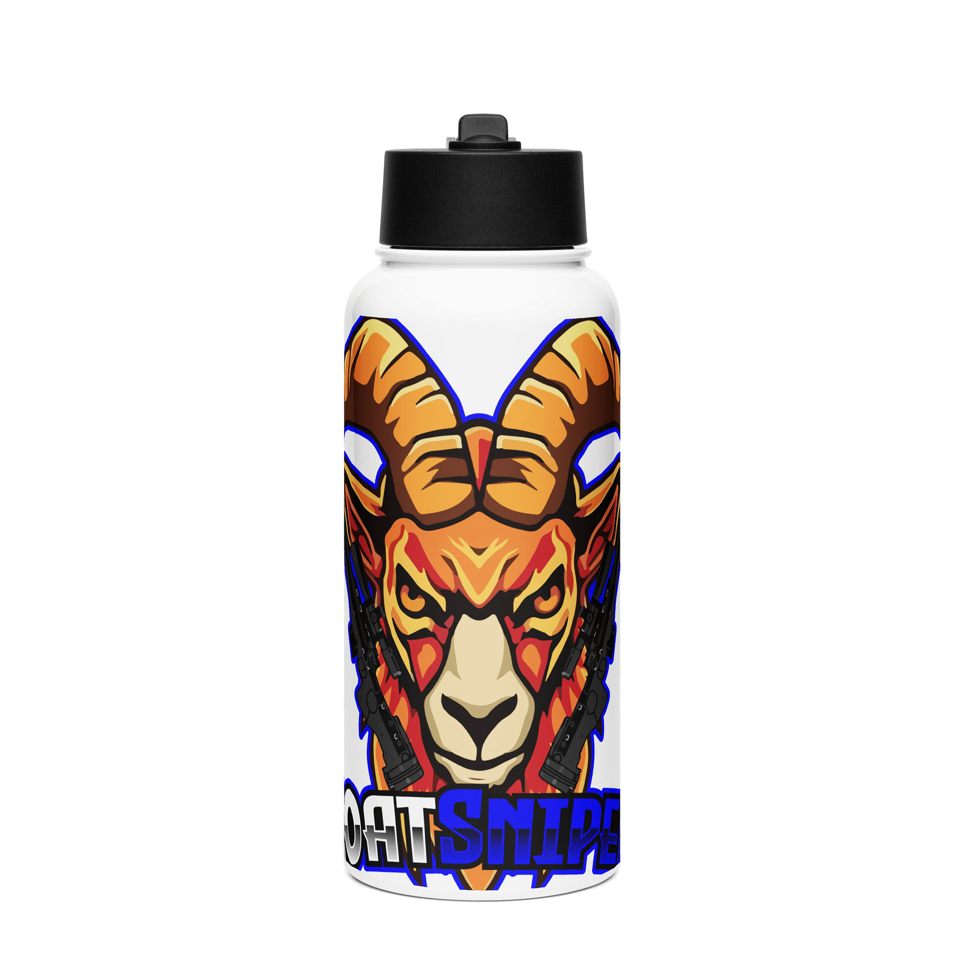 GOAT SNIPER Stainless Steel Water Bottle product image (1)