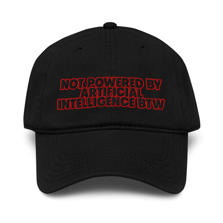 not powered by AI – Baseball Cap product image (1)