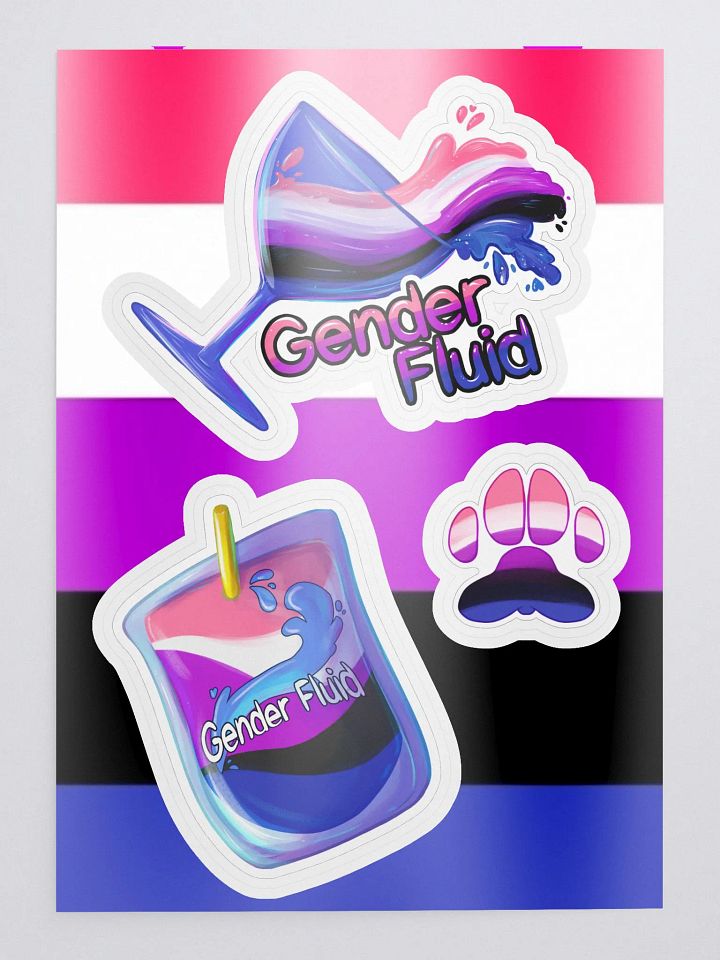 Gender Fluid - Sticker set product image (1)