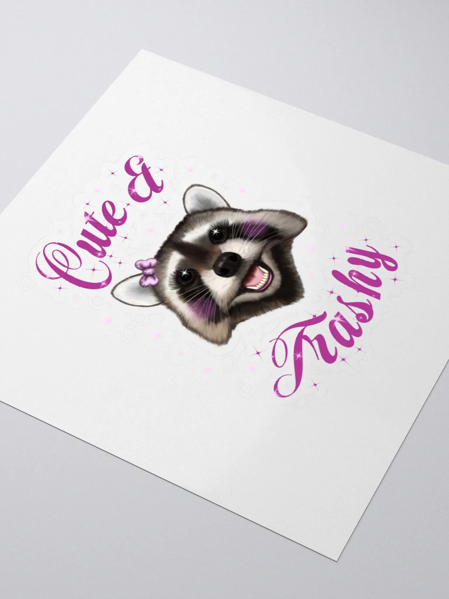 Cute & Trashy Sticker product image (9)