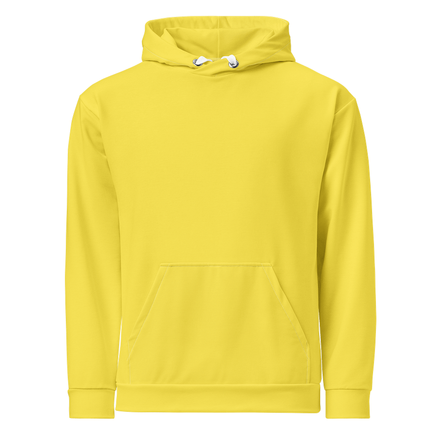 Taxi Cab Yellow Solid Color Eco Friendly Pullover Unisex Hoodie product image (1)