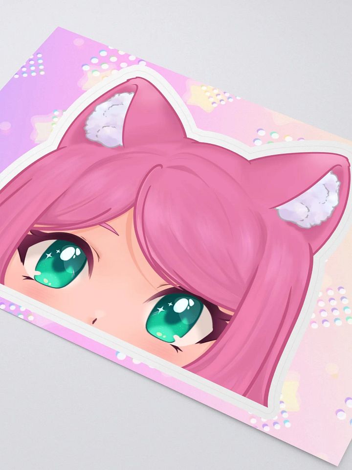 Megu peeker style sticker product image (2)