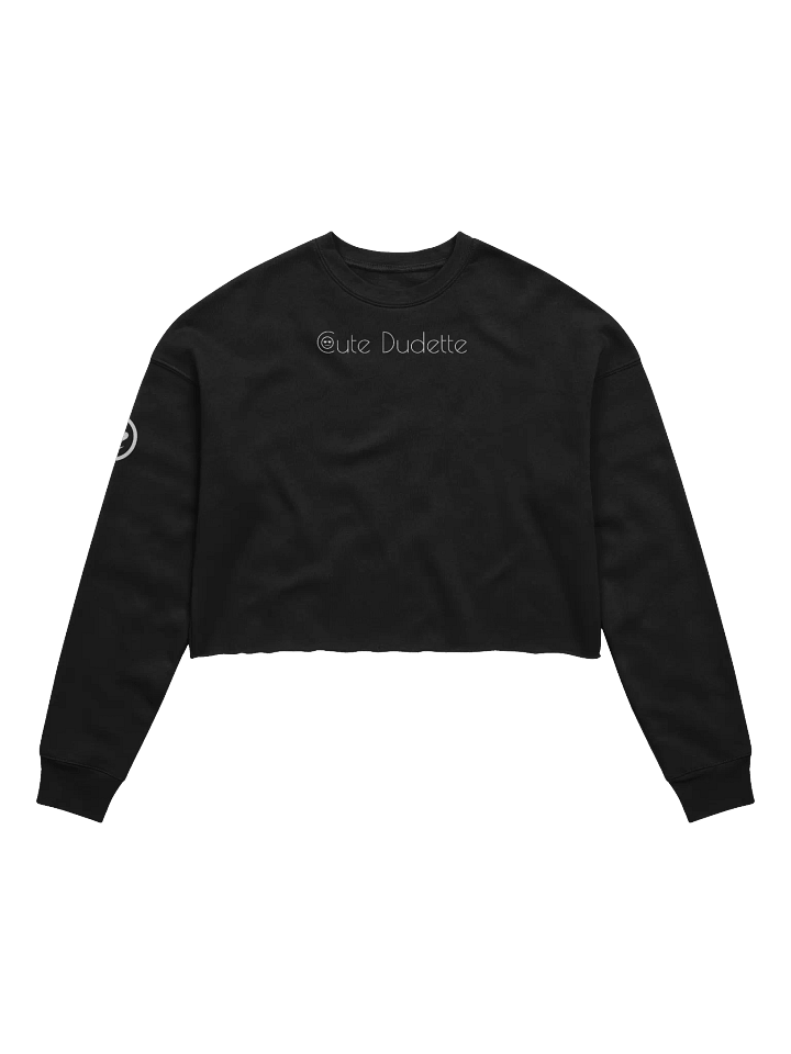 Cute Dudette Crop Sweatshirt product image (1)