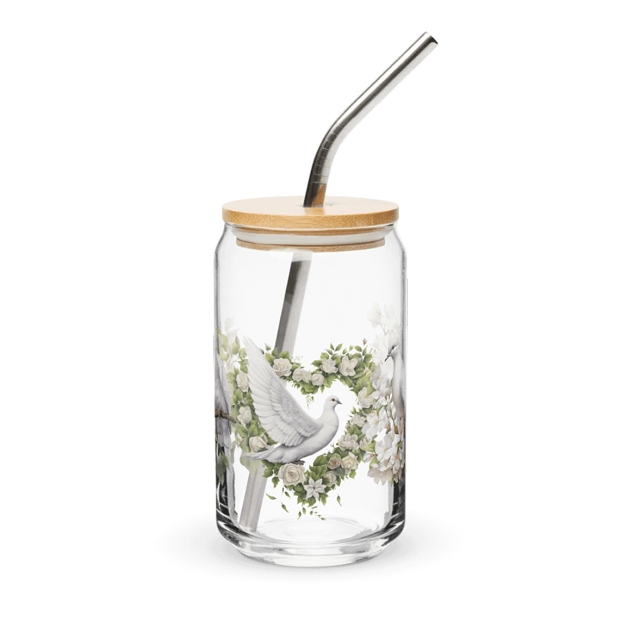 Flight of Serenity Glass Can Sipper product image (1)