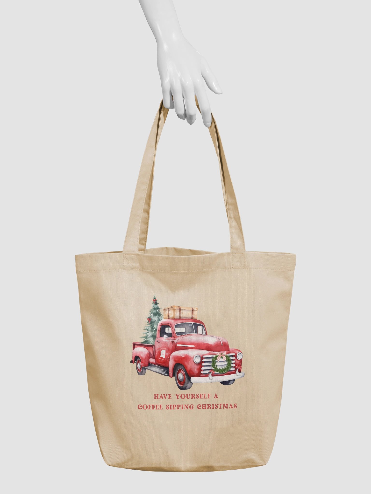 Have Yourself a Coffee Sipping Christmas Tote product image (3)