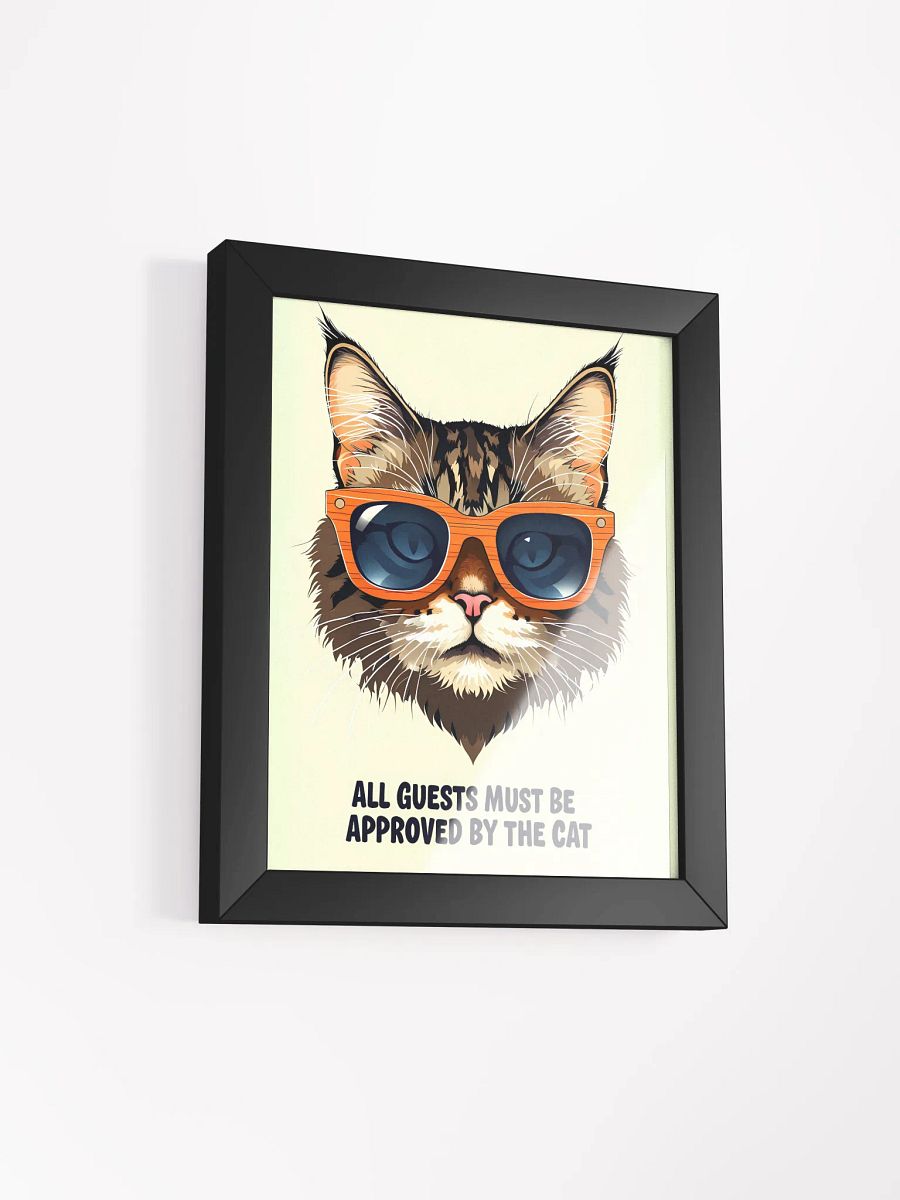 Cool Cat Sunglasses Framed Poster product image (3)