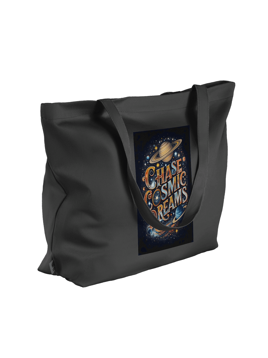 Chase Cosmic Dreams – Organic Cotton Tote Bag (Wide) product image (4)