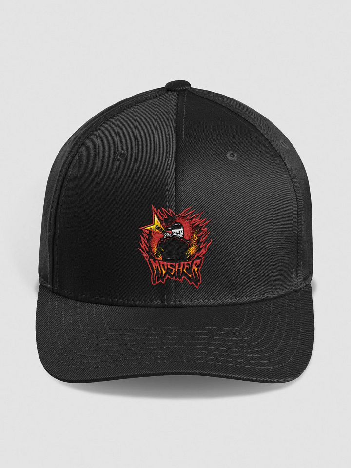 MOSHER GUITAR LOGO FITTED HAT product image (1)