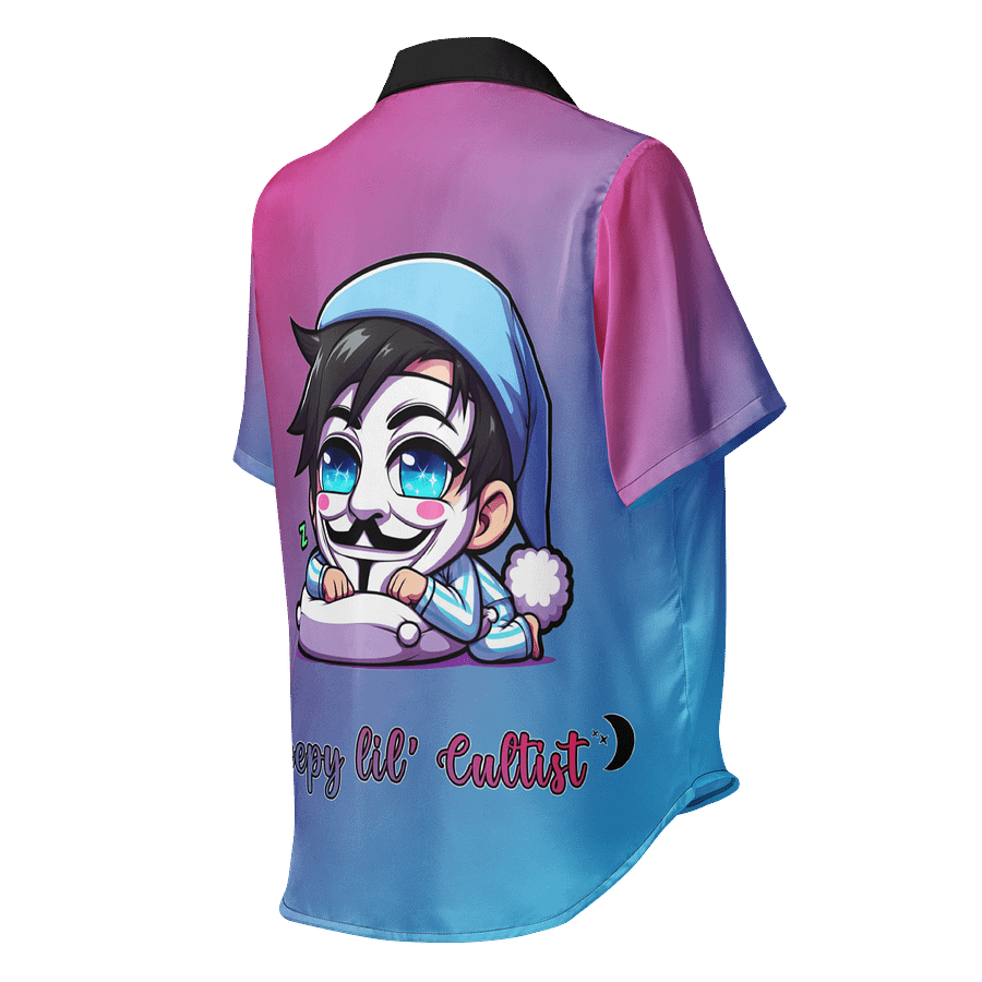 Sleepy Cultist Short Sleeve Pajama Top product image (2)