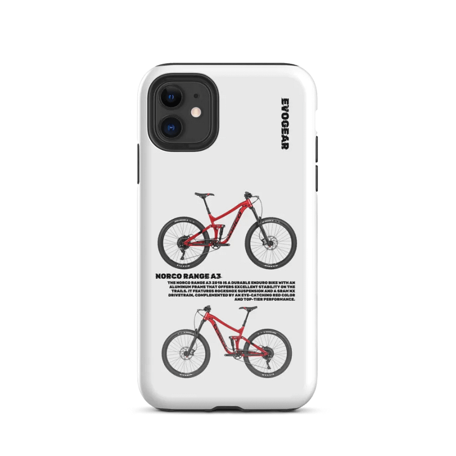 White Norco Range A3 iPhone Case product image (2)