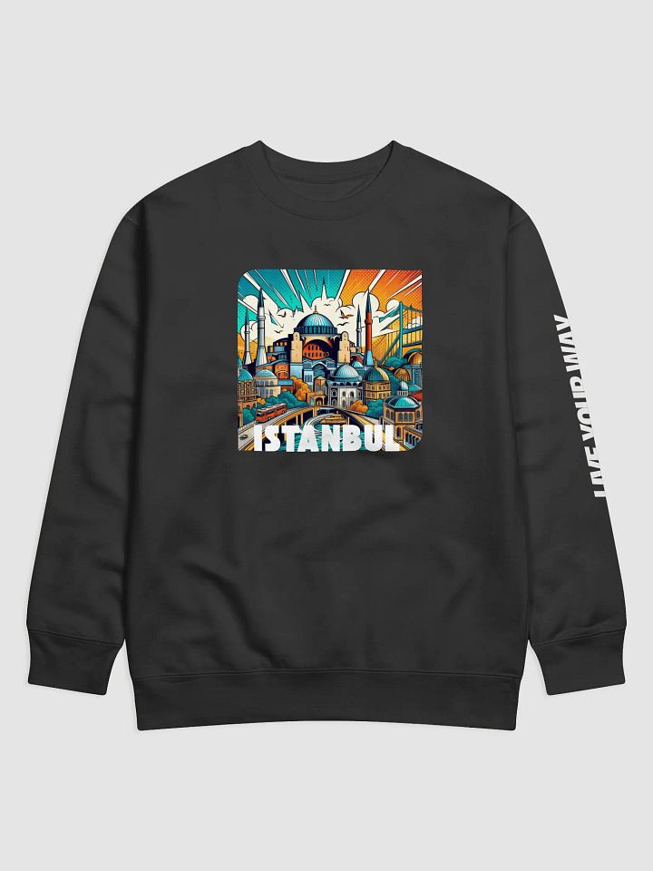 Empowerment Vertical Sweatshirt | AI Design Istanbul city Turkey product image (1)