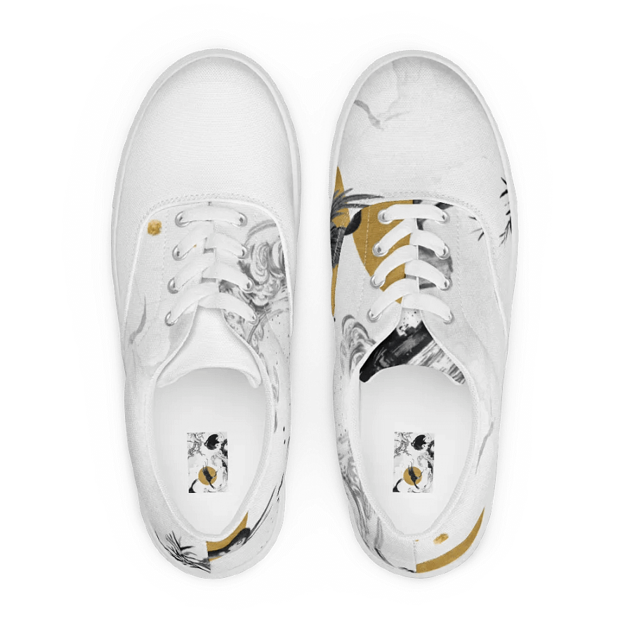Sunrise Crane Women's Canvas Shoes product image (1)