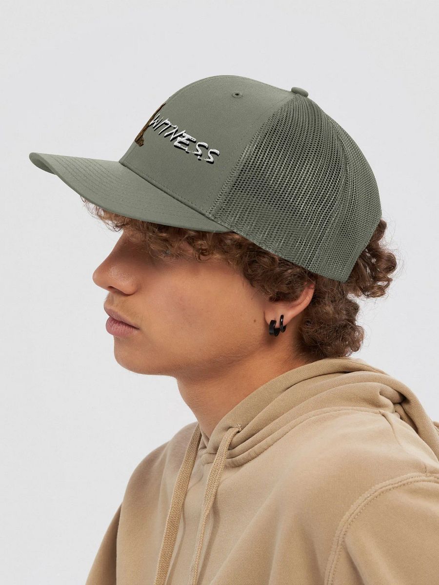 BEAR WITNESS Trucker Hat w/Bear Embroidery product image (7)