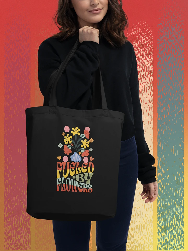 Fueled By Flowers, Groovy Tote Bag product image (1)