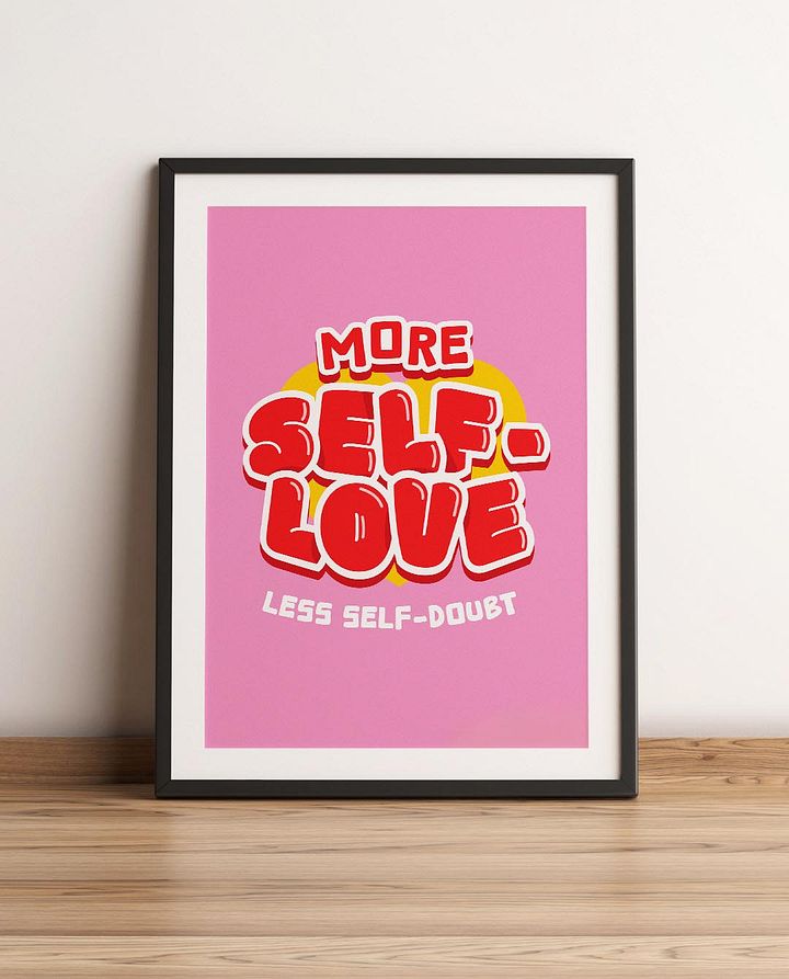 Self-Love Quote Affirmation Printable Wall Art Decor - Instant Download product image (1)