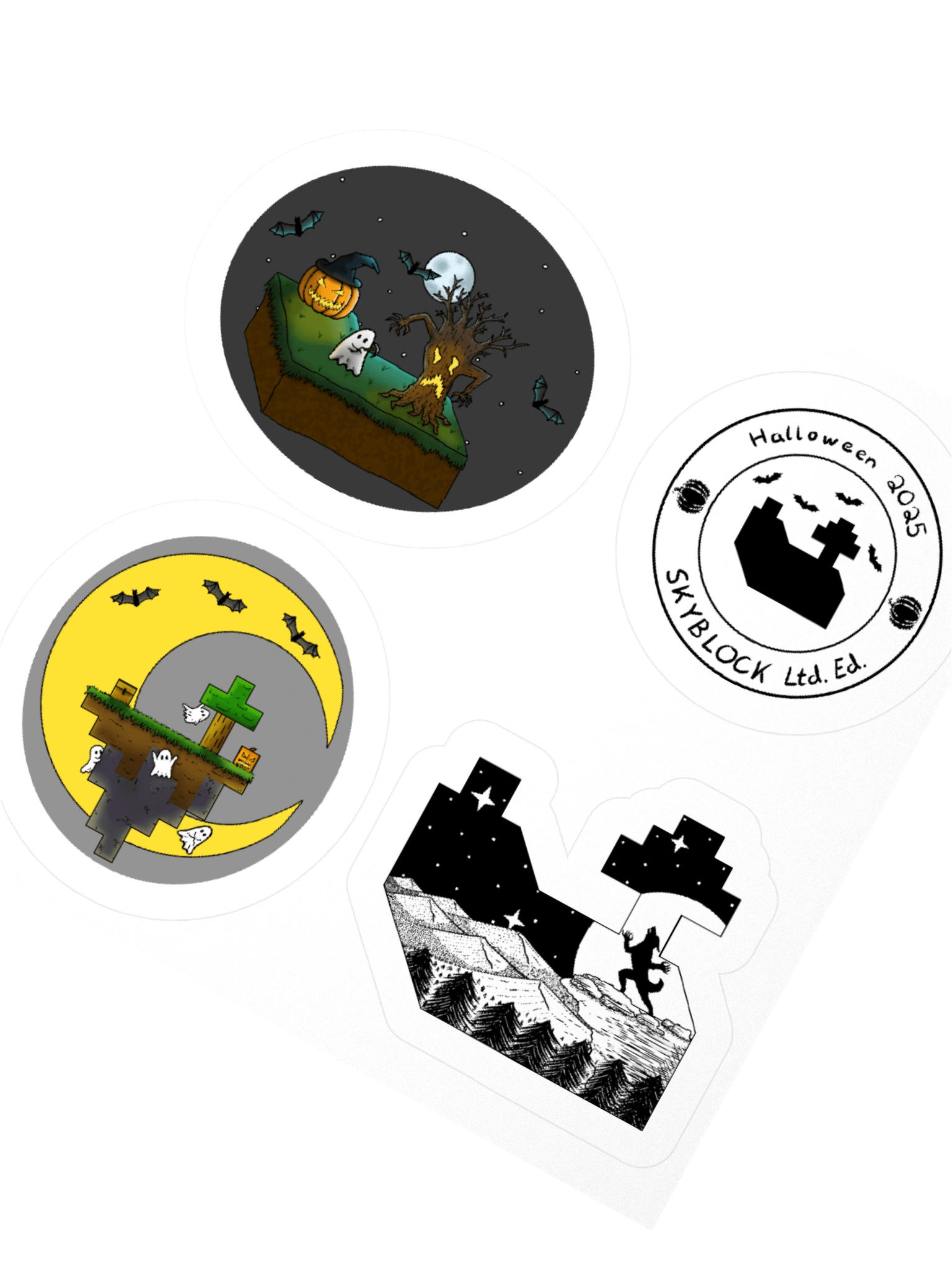 Skyblock Halloween 2025 Ltd. Sticker Set product image (2)