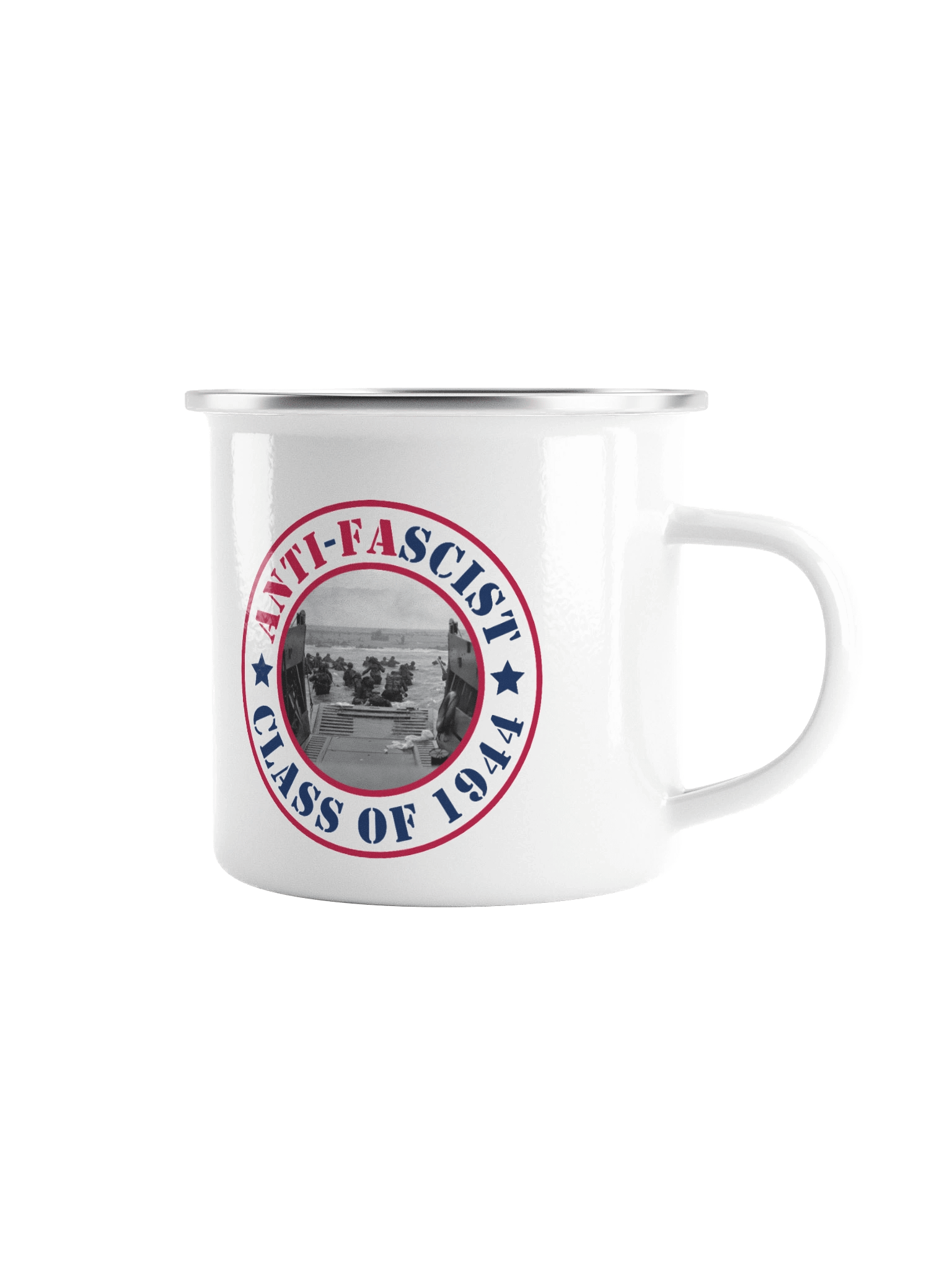 Anti-Fascist - Class of 1944 Enamel Mug product image (1)
