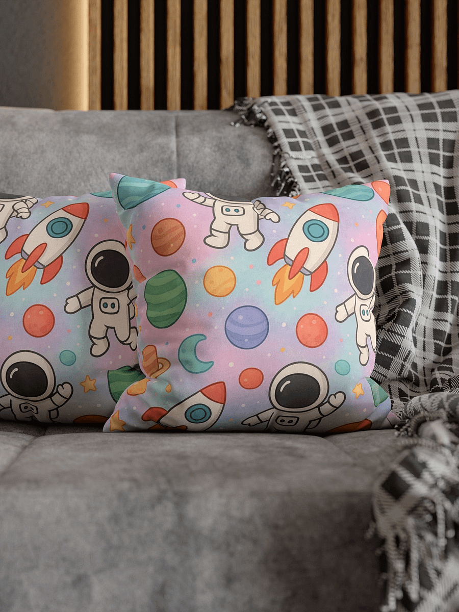 Space Walk Modern All-Over Pillow product image (3)