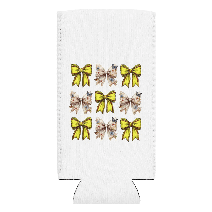 Spring Bows Softball Butterfly Breeze Can Cooler product image (2)