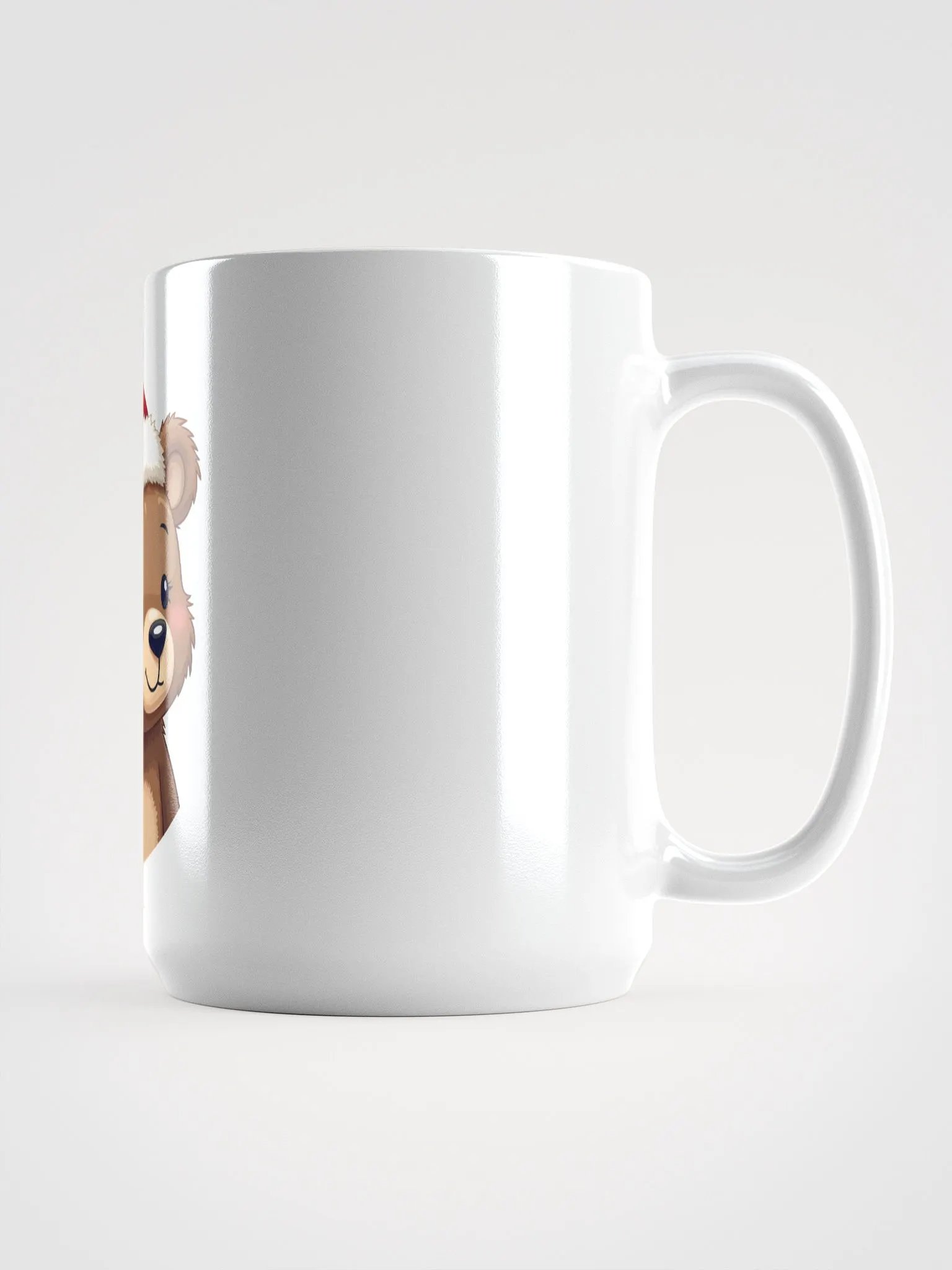 Santa Bear White Glossy Mug product image (1)