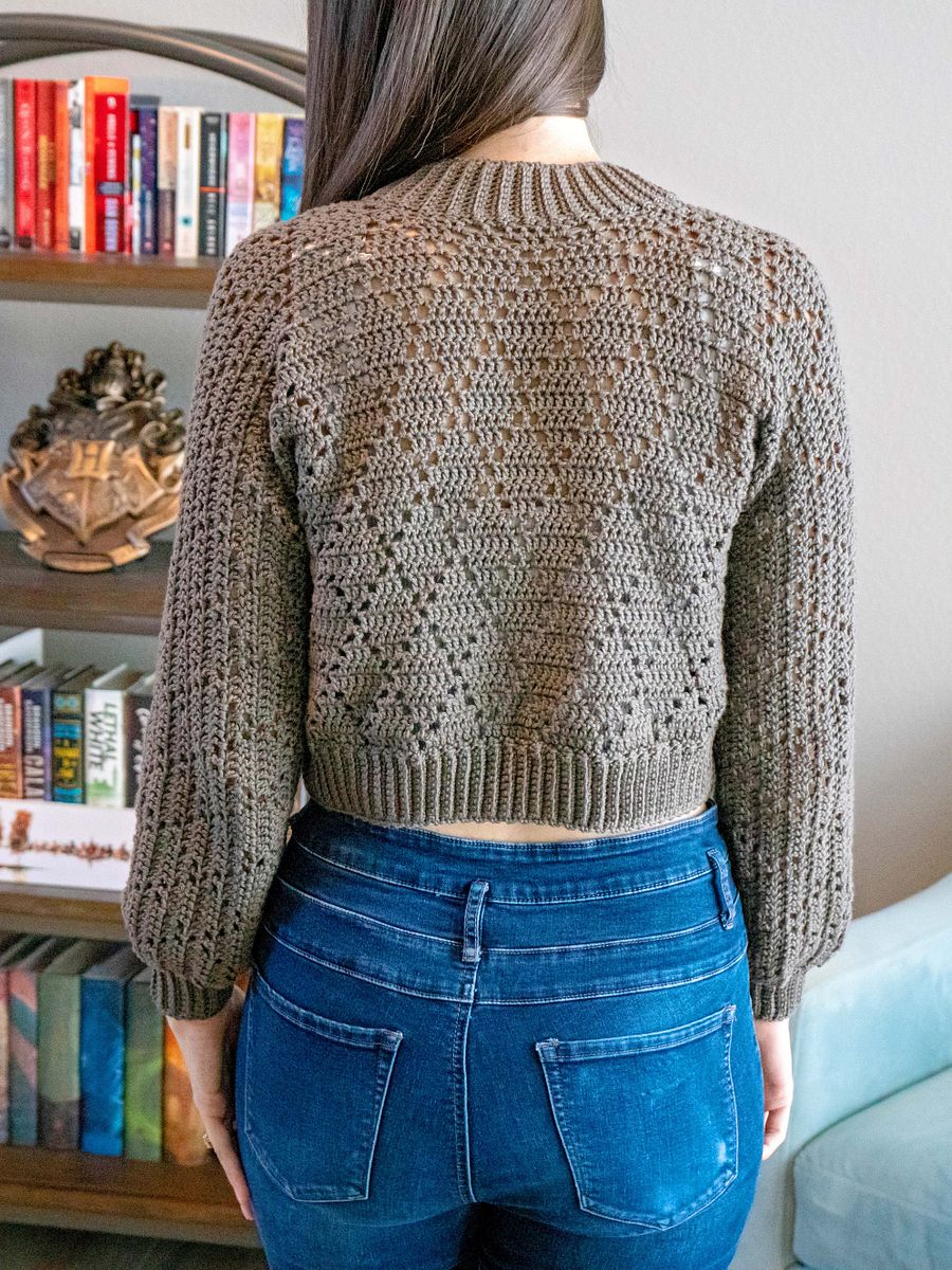 Diamond Crochet Cardigan Video Tutorial (9 Sizes) product image (7)