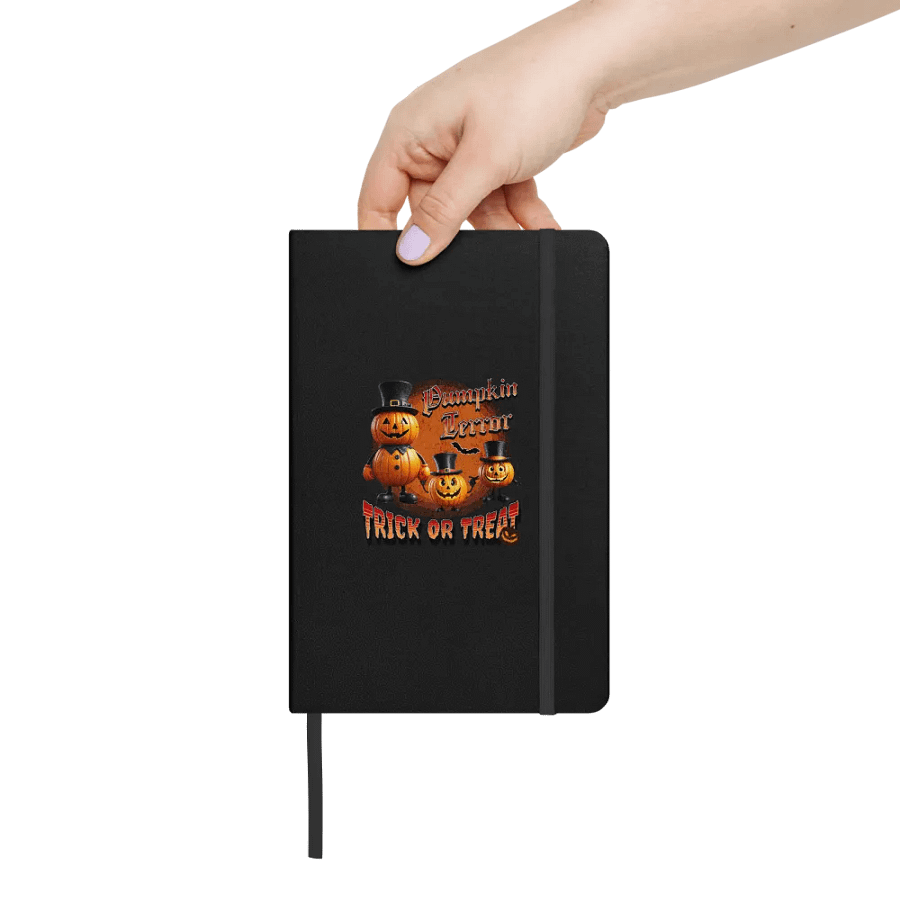 Pumpkin Terror Trick Or Treat Hardcover Notebook product image (6)