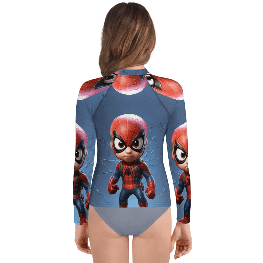 Blue spider man kids shirt product image (2)