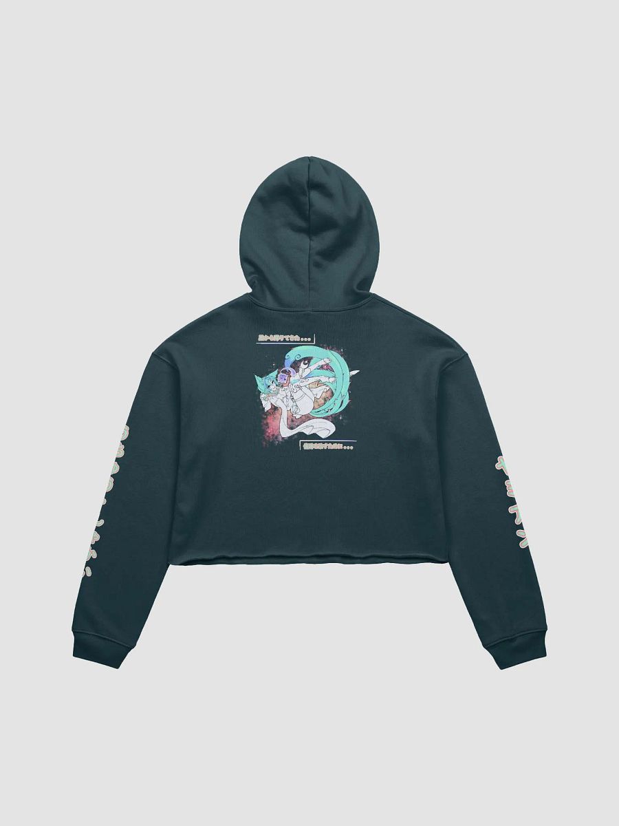 [S Uchu Gang Crop Hoodie] Yameian V.Aceso Coral Text (S-2XL) product image (2)