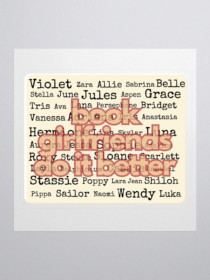 Book Girlfriends - Sticker product image (1)