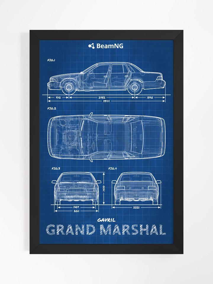 Framed Poster: Gavril Grand Marshal Blueprint product image (1)