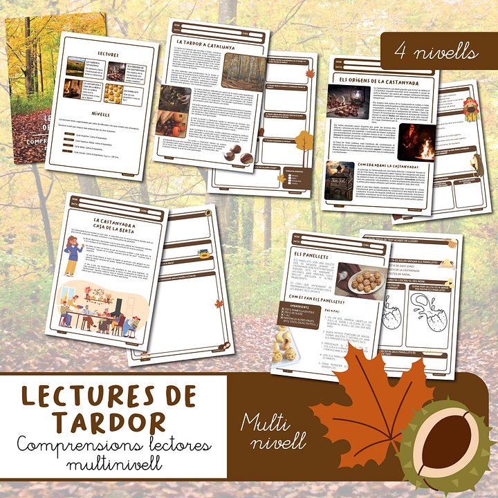 Comprensions lectores multinivell: lectures de tardor product image (1)