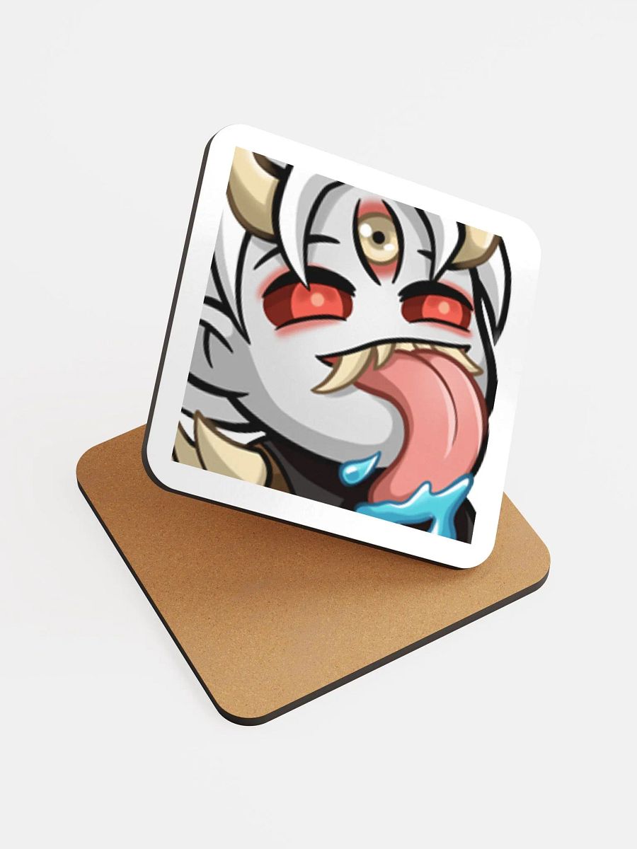 Glossed Cork Coaster Lick product image (6)