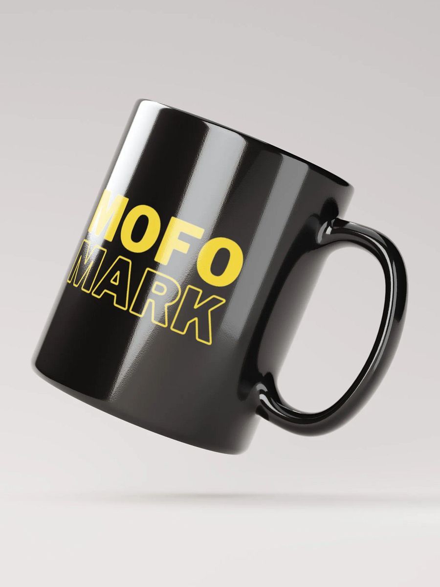 MOFO Mark Black Ceramic Coffee Mug product image (6)