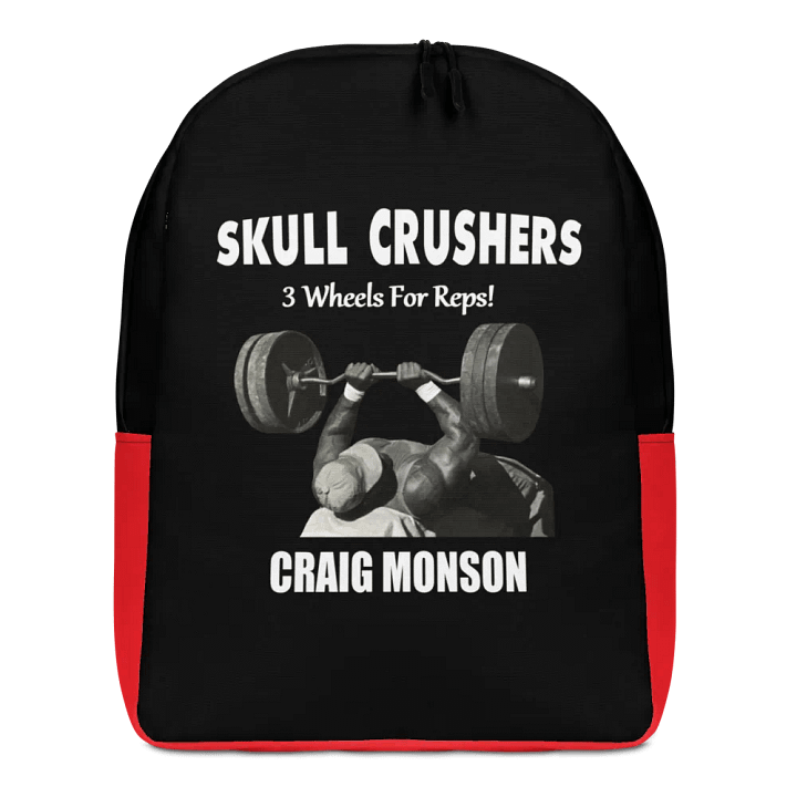 Craig Monson Three Wheels For Reps! Backpack product image (1)